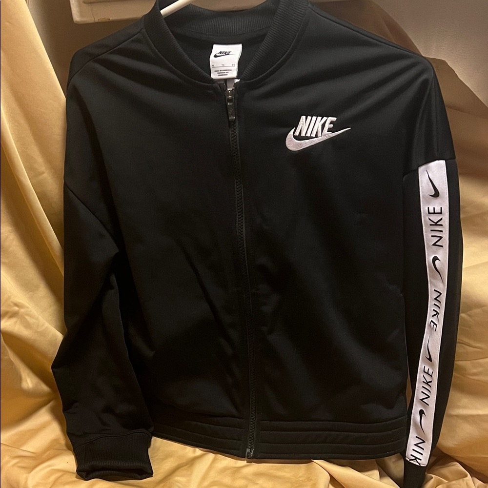 Nike Black and White Track Jacket and pants
